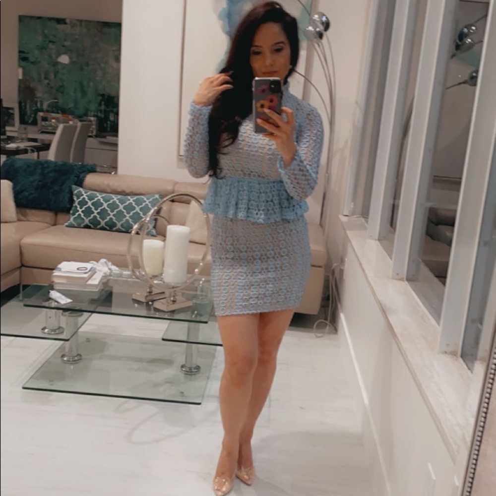 Light blue dress